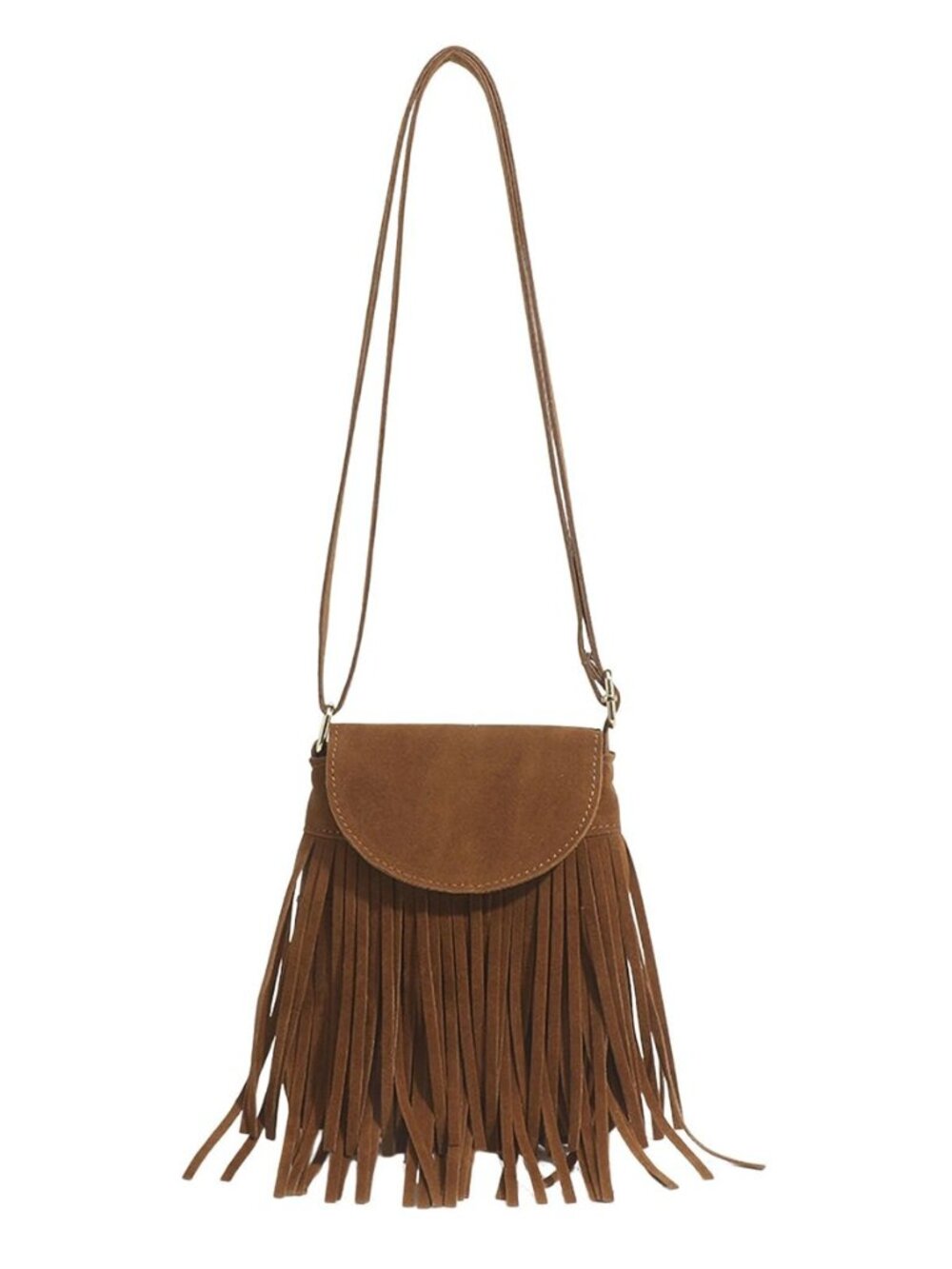 Small Women Fringe Hobo Bag Western Purse Shoulder Bag Vegan Suede Tassel Hippie